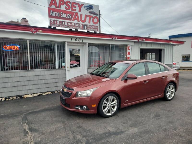 2012 Chevrolet Cruze for sale at Apsey Auto in Marshfield WI