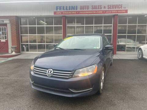 2014 Volkswagen Passat for sale at Fellini Auto Sales & Service LLC in Pittsburgh PA