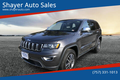 2018 Jeep Grand Cherokee for sale at Shayer Auto Sales in Cape Charles VA