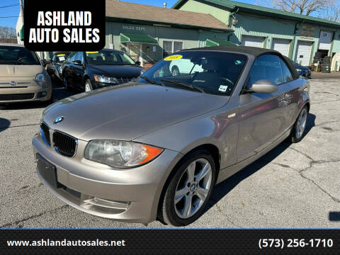 2008 BMW 1 Series for sale at ASHLAND AUTO SALES in Columbia MO