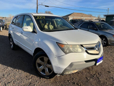 2007 Acura MDX for sale at 3-B Auto Sales in Aurora CO