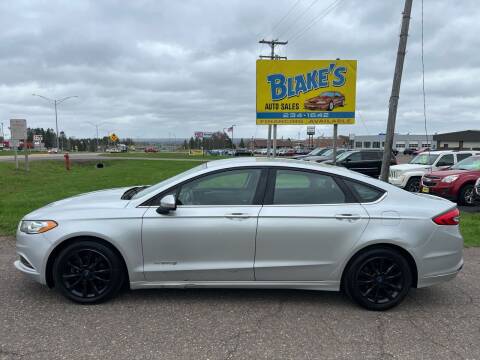 2017 Ford Fusion Hybrid for sale at Blake's Auto Sales LLC in Rice Lake WI