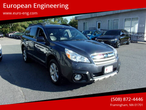 2014 Subaru Outback for sale at European Engineering in Framingham MA