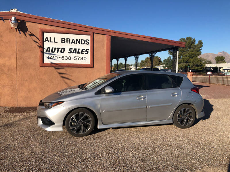 2018 Toyota Corolla iM for sale at All Brands Auto Sales in Tucson AZ