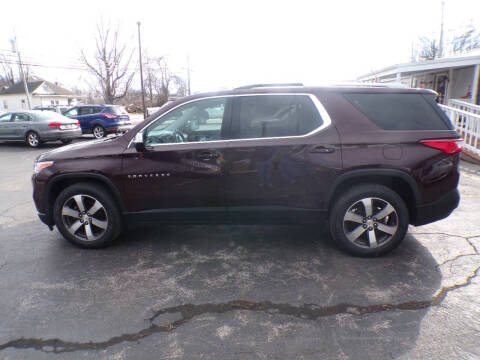 2018 Chevrolet Traverse for sale at R V Used Cars LLC in Georgetown OH