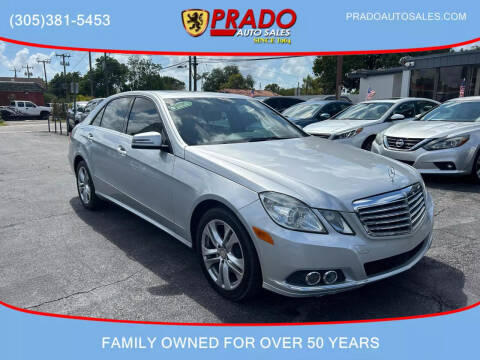 2010 Mercedes-Benz E-Class for sale at Prado Auto Sales in Miami FL