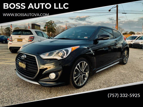 2016 Hyundai Veloster for sale at BOSS AUTO LLC in Norfolk VA