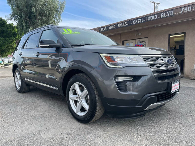 2018 Ford Explorer for sale at Salas Auto Group in Indio CA