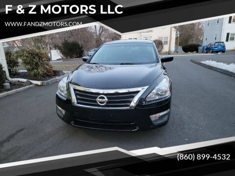 2015 Nissan Altima for sale at F & Z MOTORS LLC in Vernon Rockville CT