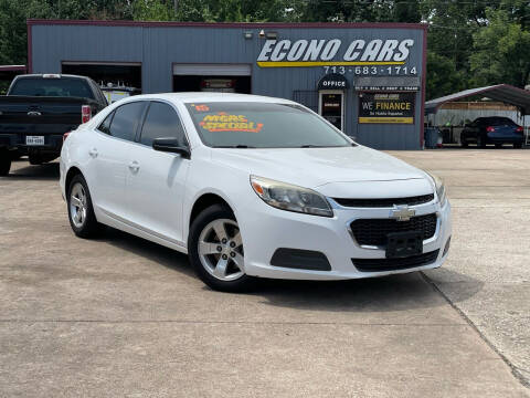 2015 Chevrolet Malibu for sale at Econo Cars in Houston TX