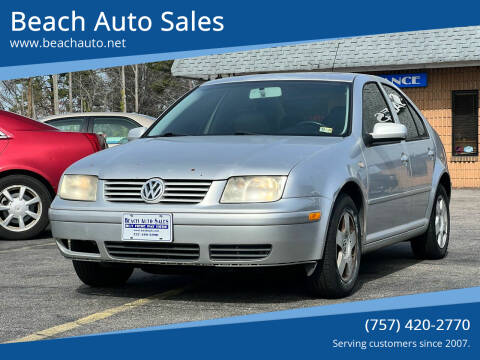 2001 Volkswagen Jetta for sale at Beach Auto Sales in Virginia Beach VA