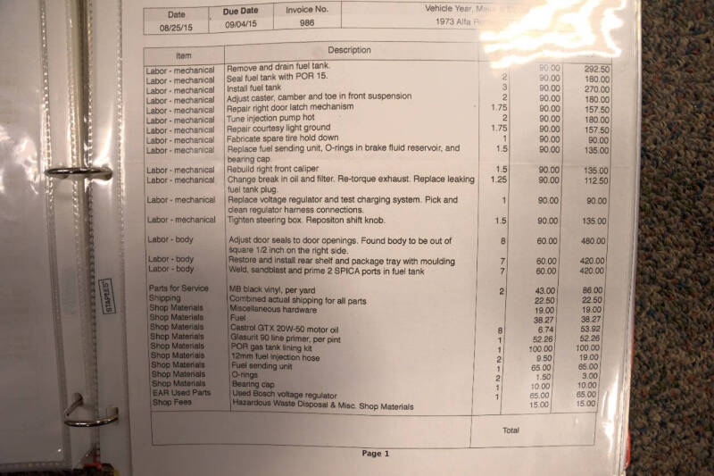 1973 Alfa Romeo GTV6