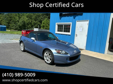 2005 Honda S2000 for sale at Shop Certified Cars in Easton MD