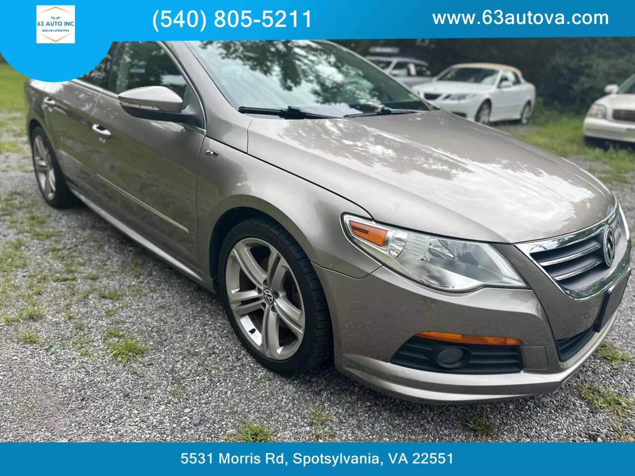 2011 Volkswagen CC for sale at 63 Auto Inc in Spotsylvania, VA