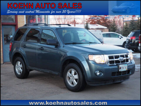 2010 Ford Escape for sale at Koehn Auto Sales in Lindstrom MN