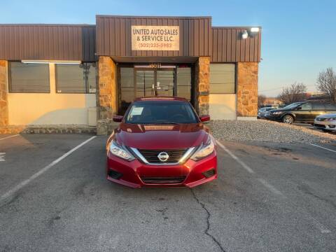2016 Nissan Altima for sale at United Auto Sales and Service in Louisville KY