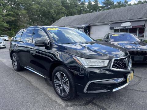 2018 Acura MDX for sale at Clear Auto Sales in Dartmouth MA