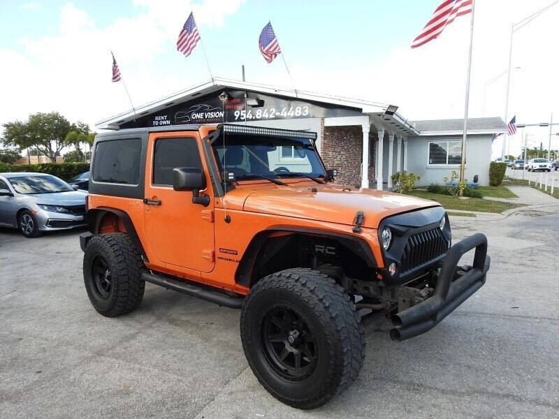 2015 Jeep Wrangler for sale at One Vision Auto in Hollywood FL