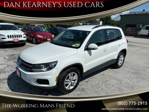 2017 Volkswagen Tiguan for sale at DAN KEARNEY'S USED CARS in Center Rutland VT
