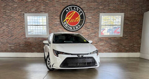 2021 Toyota Corolla for sale at Atlanta Auto Brokers in Marietta GA