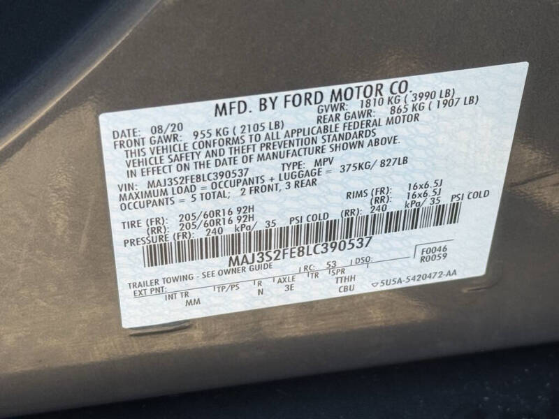 2020 Ford EcoSport S