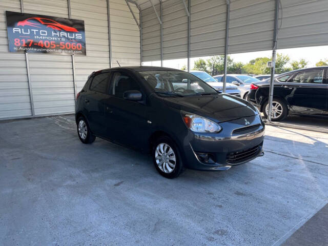 2015 Mitsubishi Mirage for sale at Auto Haus Imports in Grand Prairie, TX