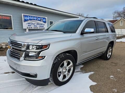 2020 Chevrolet Tahoe for sale at Dukes Auto Sales in Hawley MN