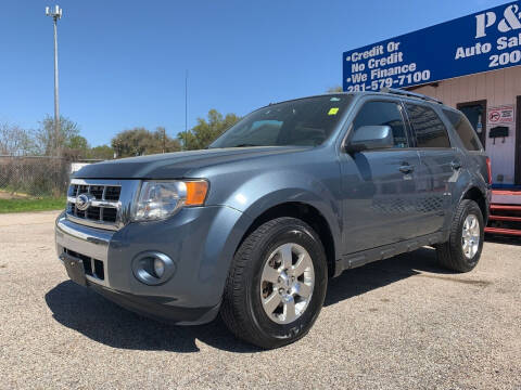 2012 Ford Escape for sale at P & A AUTO SALES in Houston TX