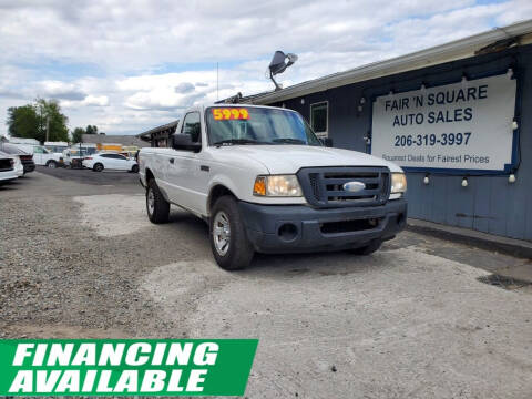 2008 Ford Ranger for sale at Fair 'N Square Auto Sales, LLC in Auburn WA