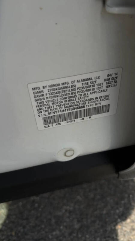 2014 Honda Pilot EX