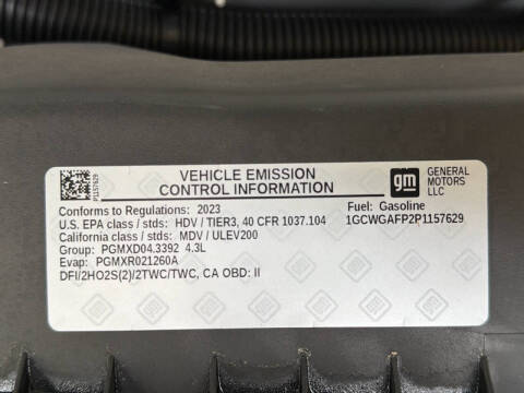 2023 Chevrolet Express 2500