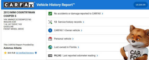 2013 MINI Countryman Cooper S
