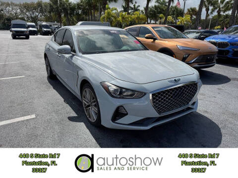 2020 Genesis G70 for sale at AUTOSHOW SALES & SERVICE in Plantation FL