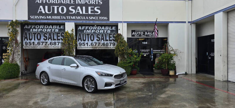 2017 Kia Cadenza for sale at Affordable Imports Auto Sales in Murrieta CA