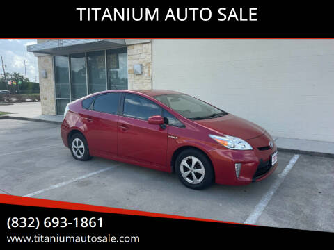 2015 Toyota Prius for sale at TITANIUM AUTO SALE in Houston TX