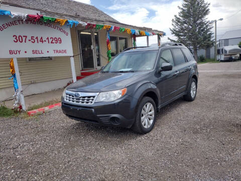 2013 Subaru Forester for sale at Bennett's Auto Solutions in Cheyenne WY