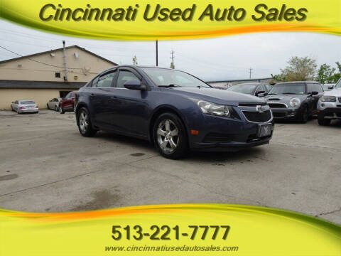 2014 Chevrolet Cruze for sale at Cincinnati Used Auto Sales in Cincinnati OH