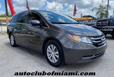 2016 Honda Odyssey for sale at AUTO CLUB OF MIAMI, INC in Miami FL