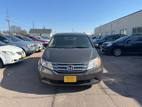 2012 Honda Odyssey for sale at Brothers Used Cars Inc in Sioux City IA