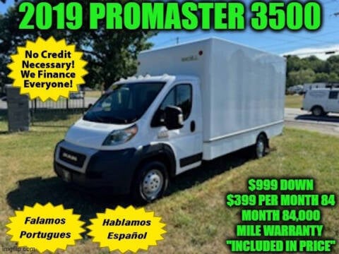 2019 RAM ProMaster for sale at D&D Auto Sales, LLC in Rowley MA