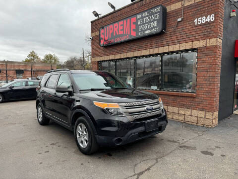 2014 Ford Explorer for sale at Supreme Motor Groups in Detroit MI