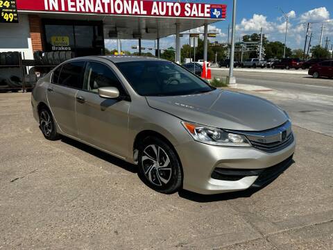 2017 Honda Accord for sale at International Auto Sales in Garland TX