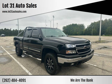 2006 Chevrolet Silverado 1500 for sale at Lot 31 Auto Sales in Kenosha WI