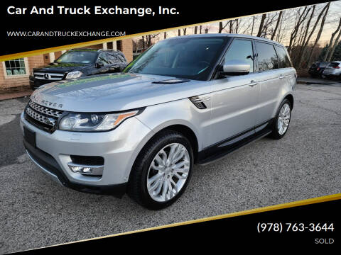 2014 Land Rover Range Rover Sport for sale at Car and Truck Exchange, Inc. in Rowley MA