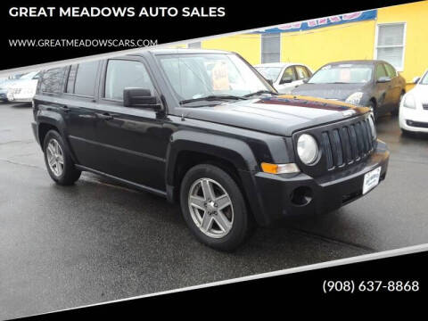 2008 Jeep Patriot for sale at GREAT MEADOWS AUTO SALES in Great Meadows NJ