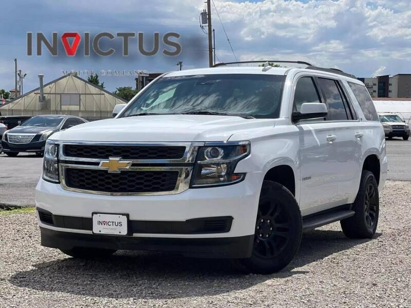 2019 Chevrolet Tahoe for sale at INVICTUS MOTOR COMPANY in West Valley City UT