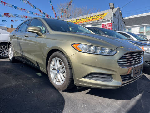 2013 Ford Fusion for sale at Cypress Motors of Ridgewood in Ridgewood NY