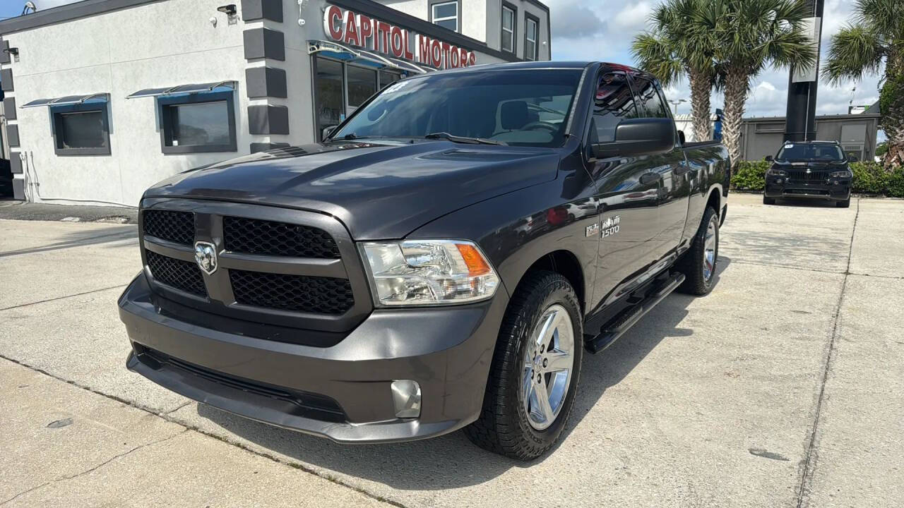 Gray 2014 Ram 1500 Express 4x2 Express 4dr Quad Cab 6.3 ft. SB Pickup 1