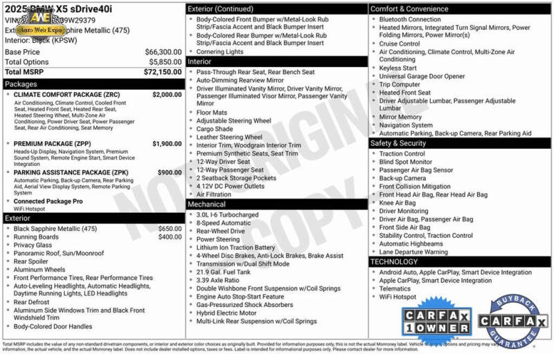 2025 BMW X5 sDrive40i