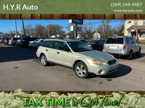 2007 Subaru Outback for sale at H.Y.R Auto in Three Rivers MI